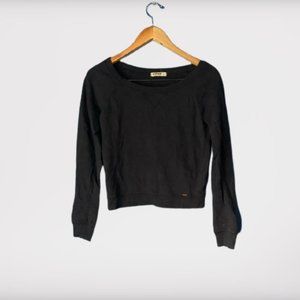 Garage Black Long Sleeve Top